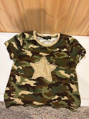 Women’s Camo Baby Tee